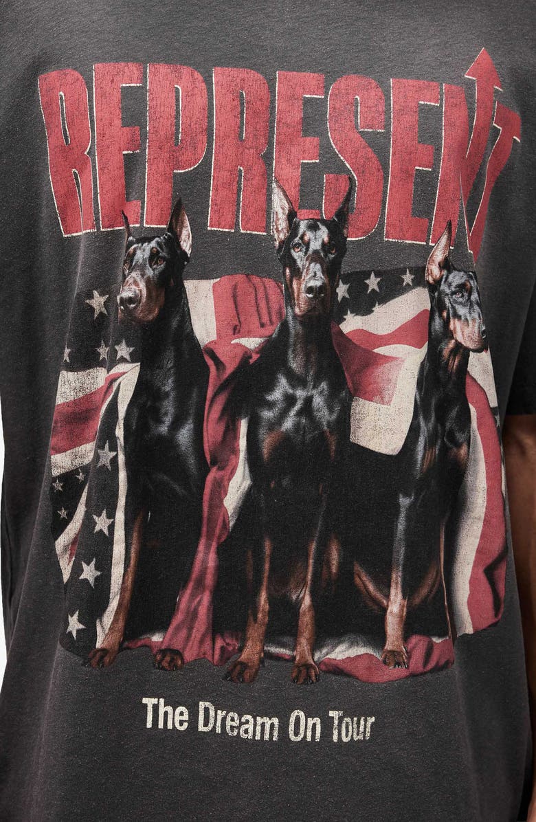 Represent Dream On Tour Graphic T-Shirt, Alternate, color, Sun Fade Grey
