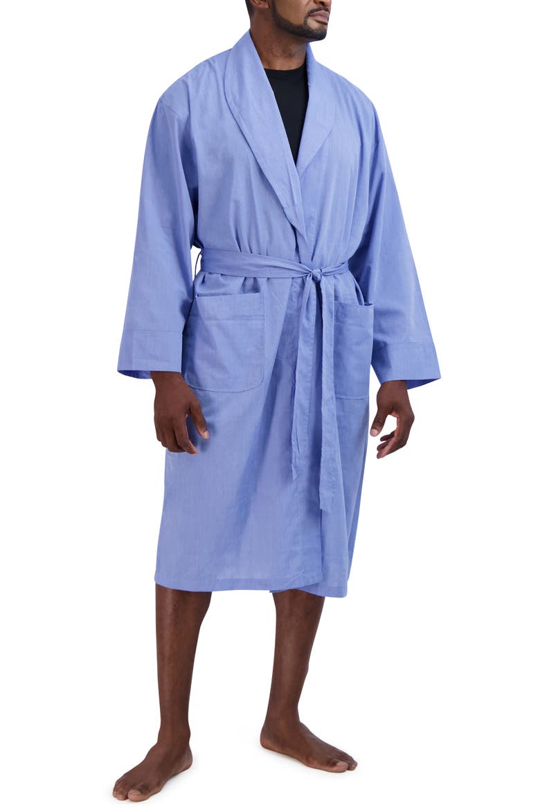 Shawl Collar Robe, Main, color, BLUE