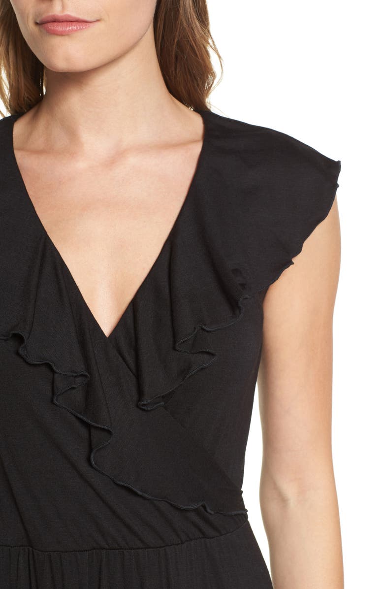 Loveappella Ruffle Maxi Dress, Alternate, color, 