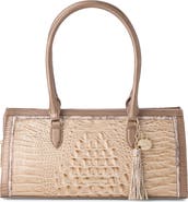 Brahmin Sophia Embossed Leather Satchel
