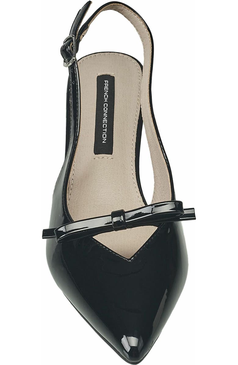 French Connection Quinny Slingback Kitten Heel, Alternate, color, Black