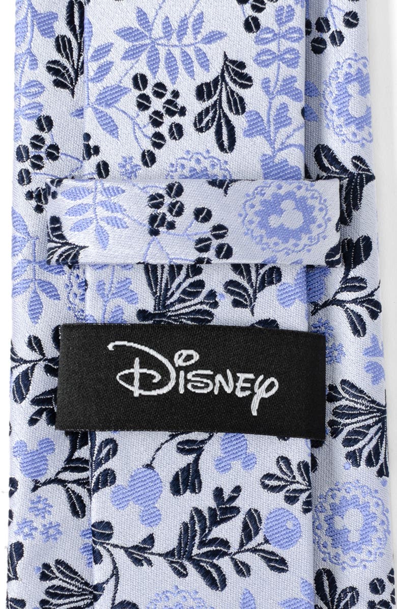 Cufflinks, Inc. x Disney Mickey Floral Silk Tie, Alternate, color, Blue