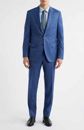 Peter Millar Hartford Classic Fit Blue Wool Suit