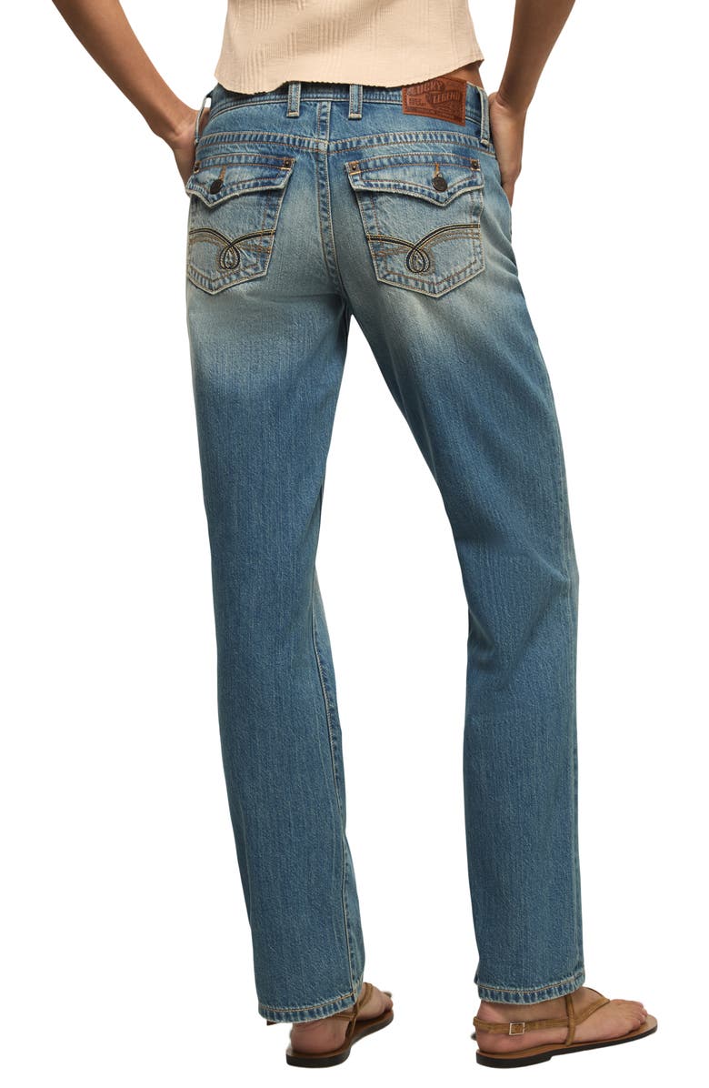 Lucky Brand Easy Rider Low Rise Straight Leg Jeans, Alternate, color, Warrant Wash