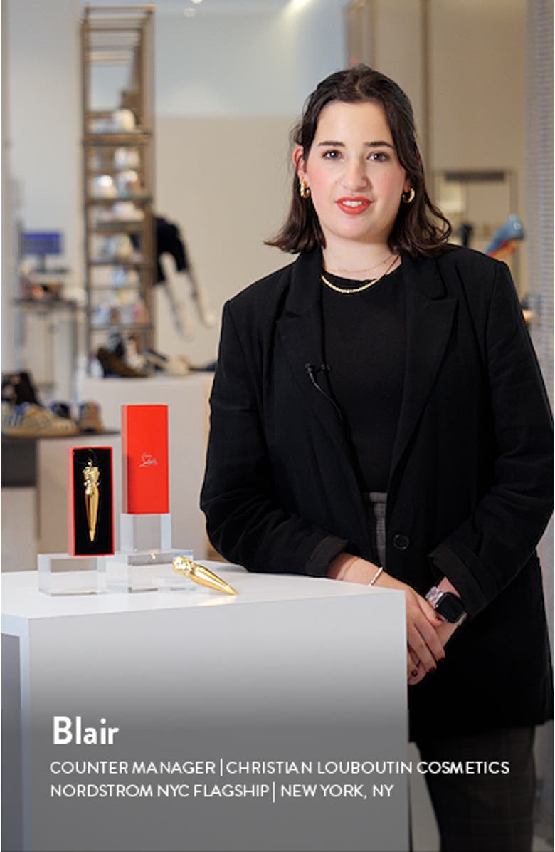 Rouge Louboutin Silky Satin Lipstick, sales video thumbnail