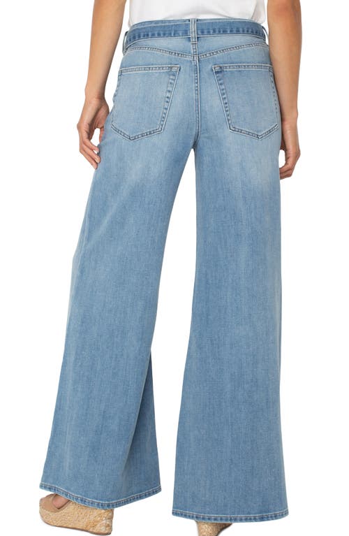 LIVERPOOL LOS ANGELES LIVERPOOL LOS ANGELES STRIDE D-RING HIGH WAIST SUPER WIDE LEG JEANS