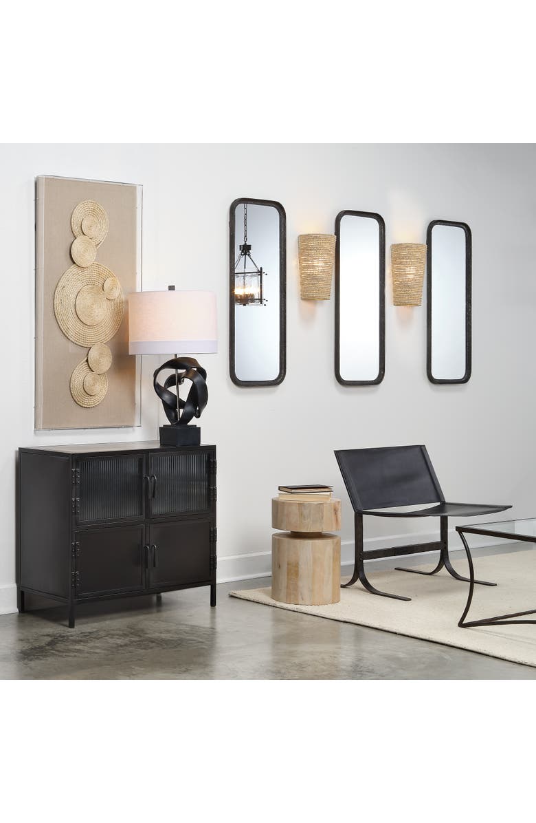 JAMIE YOUNG Seawall 1-Light Beaded Cone Wall Sconce, Natural, Alternate, color, Natural