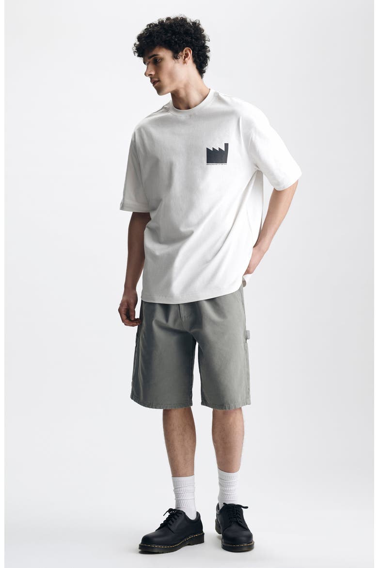 Loose Fit Cotton Graphic T-Shirt, Alternate, color, WHITE ONYX