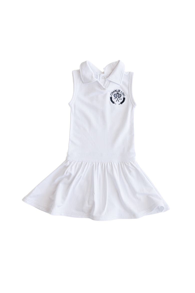 Baby Girl's Tennis Dress, Main, color, White