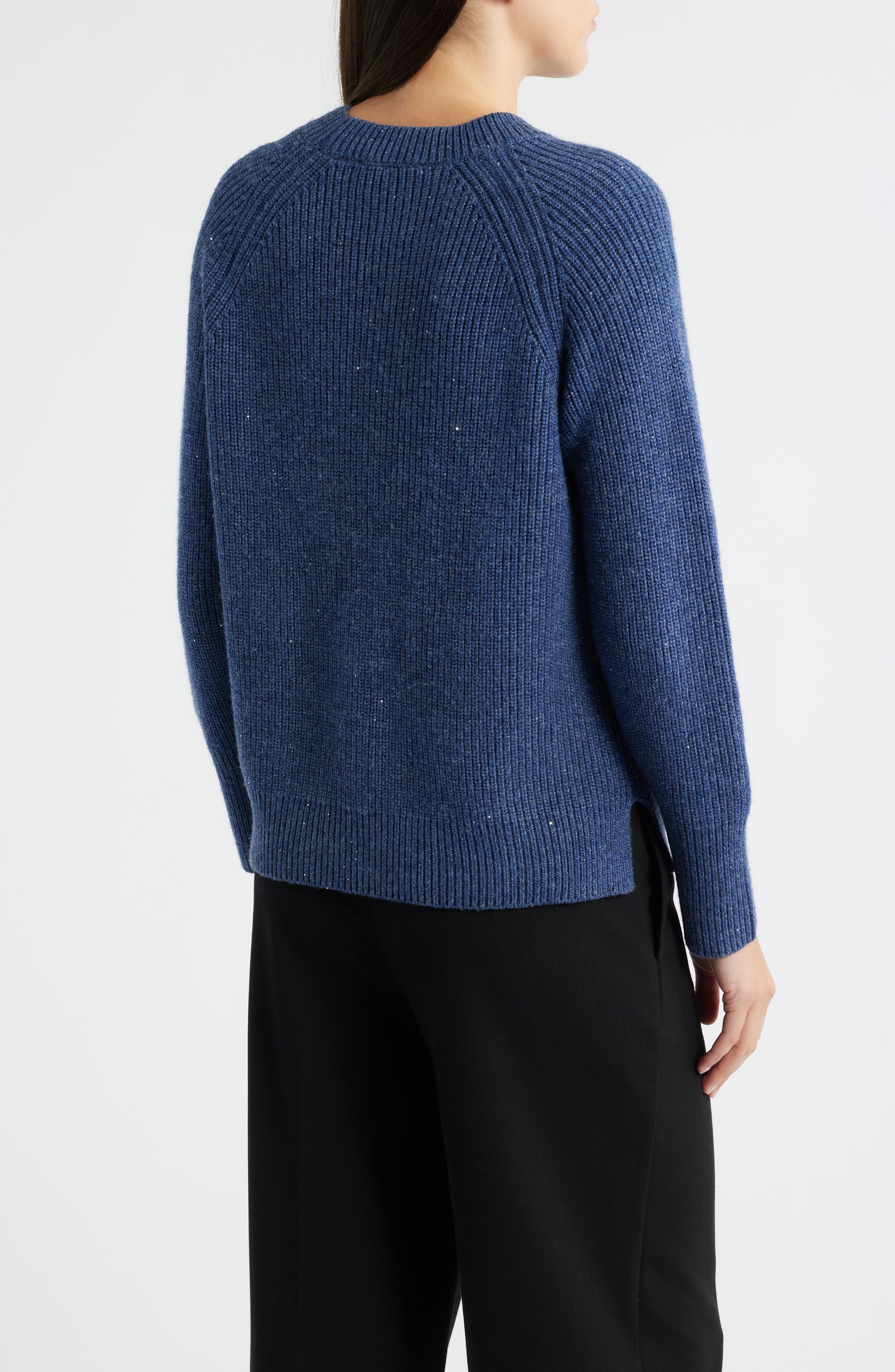 Spinks Metallic Crewneck Sweater - image 2