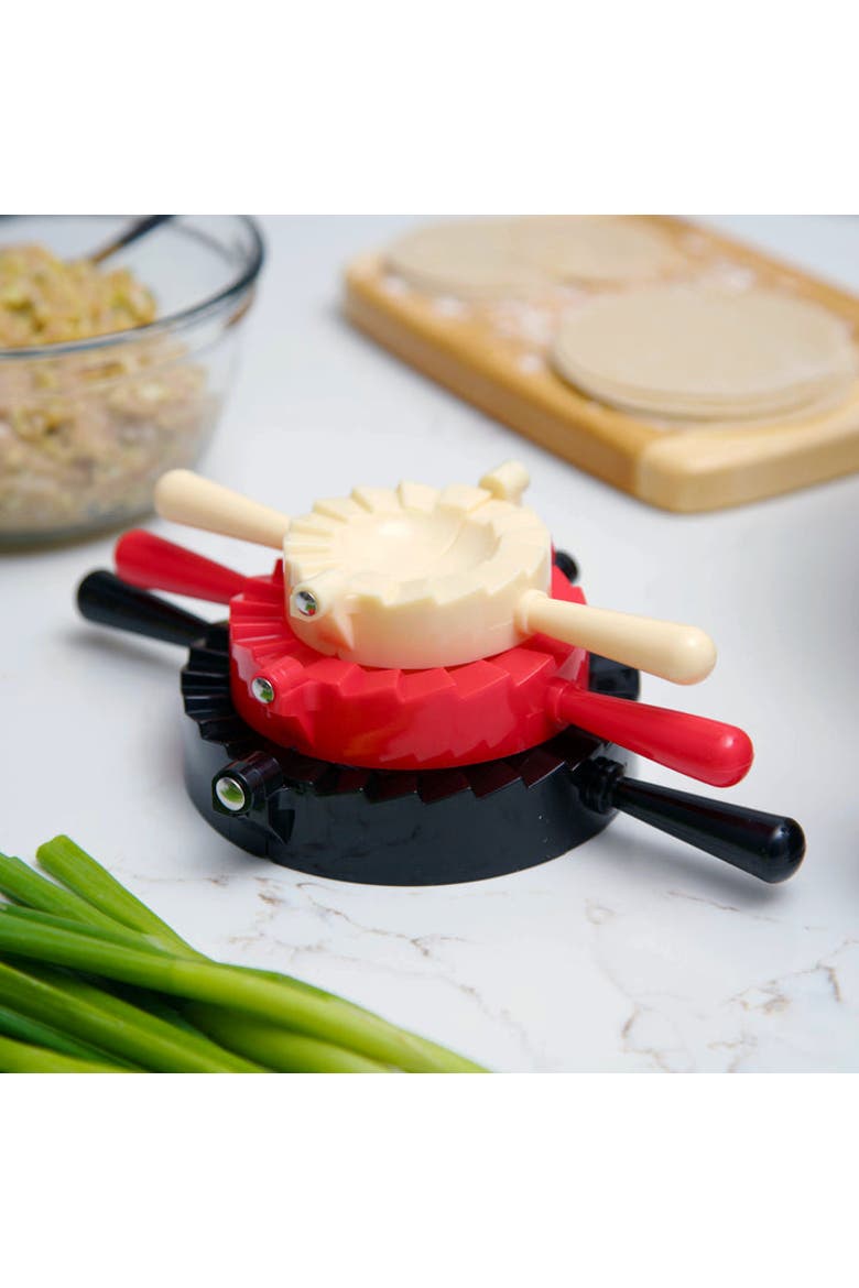 Dumpling Press, 3 Piece Set, Alternate, color, Beige, Red, Black