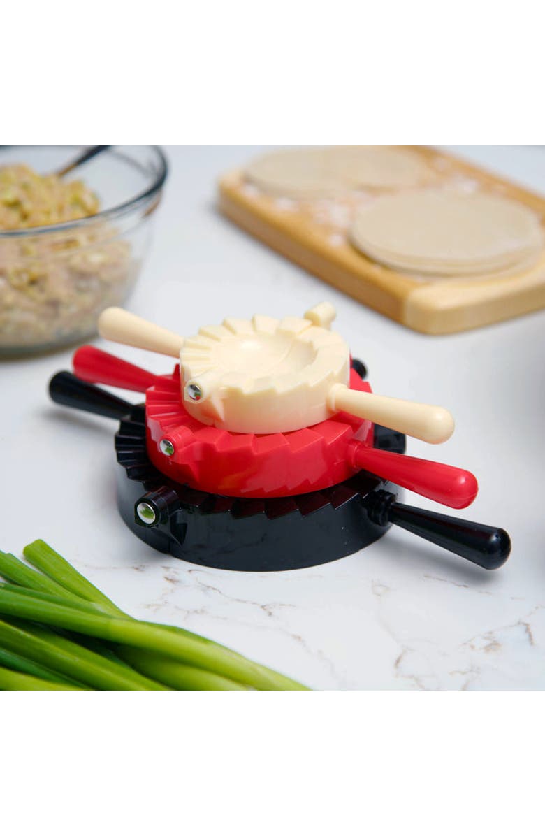 JOYCE CHEN Dumpling Press, 3 Piece Set, Alternate, color, Beige, Red, Black