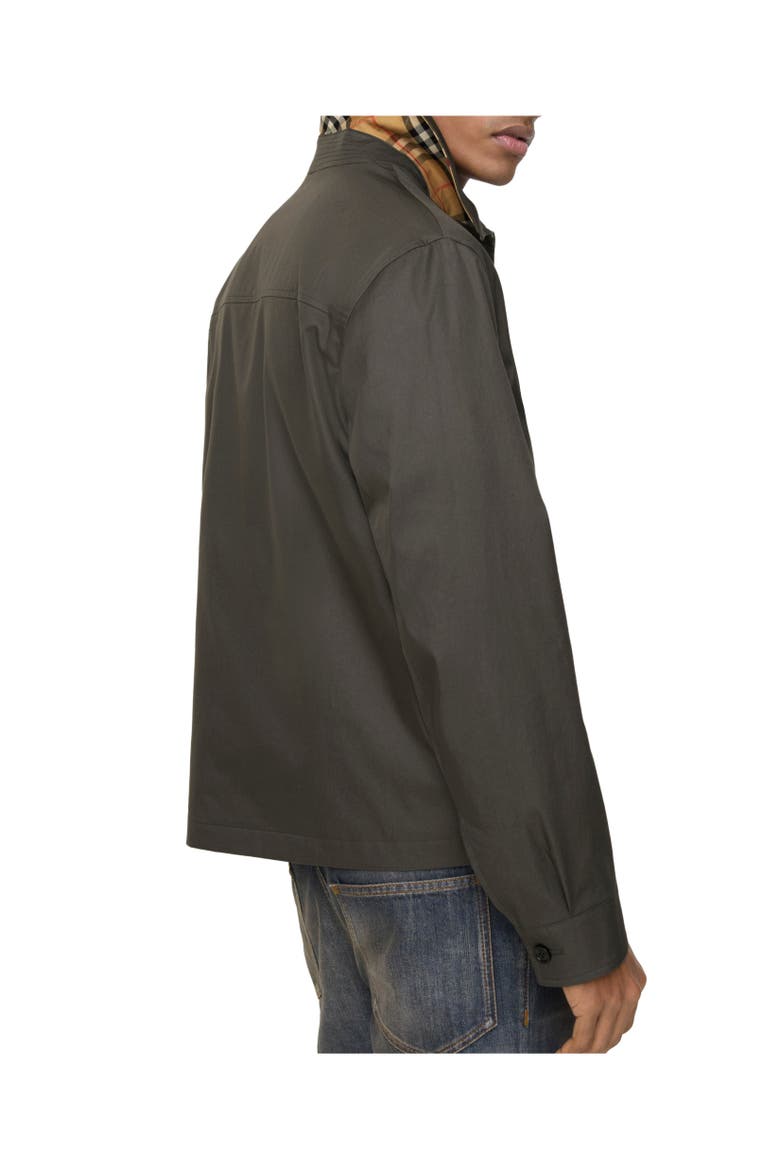 Tropical Gabardine Bloomsbury Harrington Jacket, Alternate, color, Graphite grey
