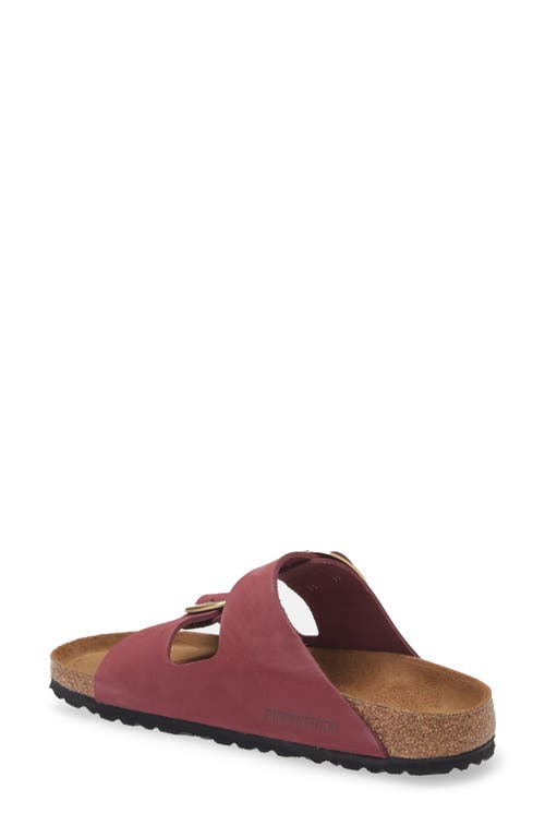 Birkenstock Arizona Big Buckle Slide Sandal In Purple