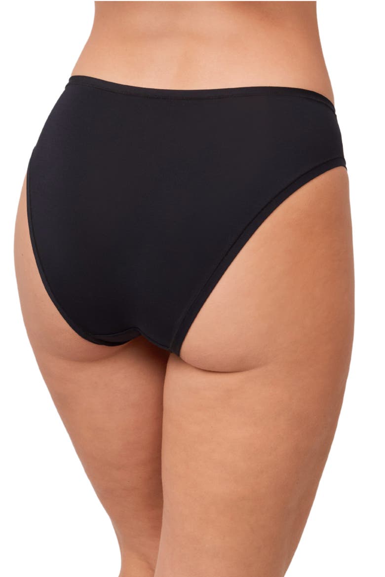 Bodybliss Briefs, Alternate, color, BLACK