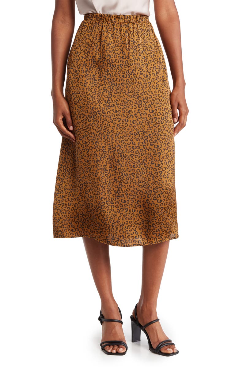 DR2 by Daniel Rainn Daniel Rainn Matte Satin A-Line Skirt, Main, color, 