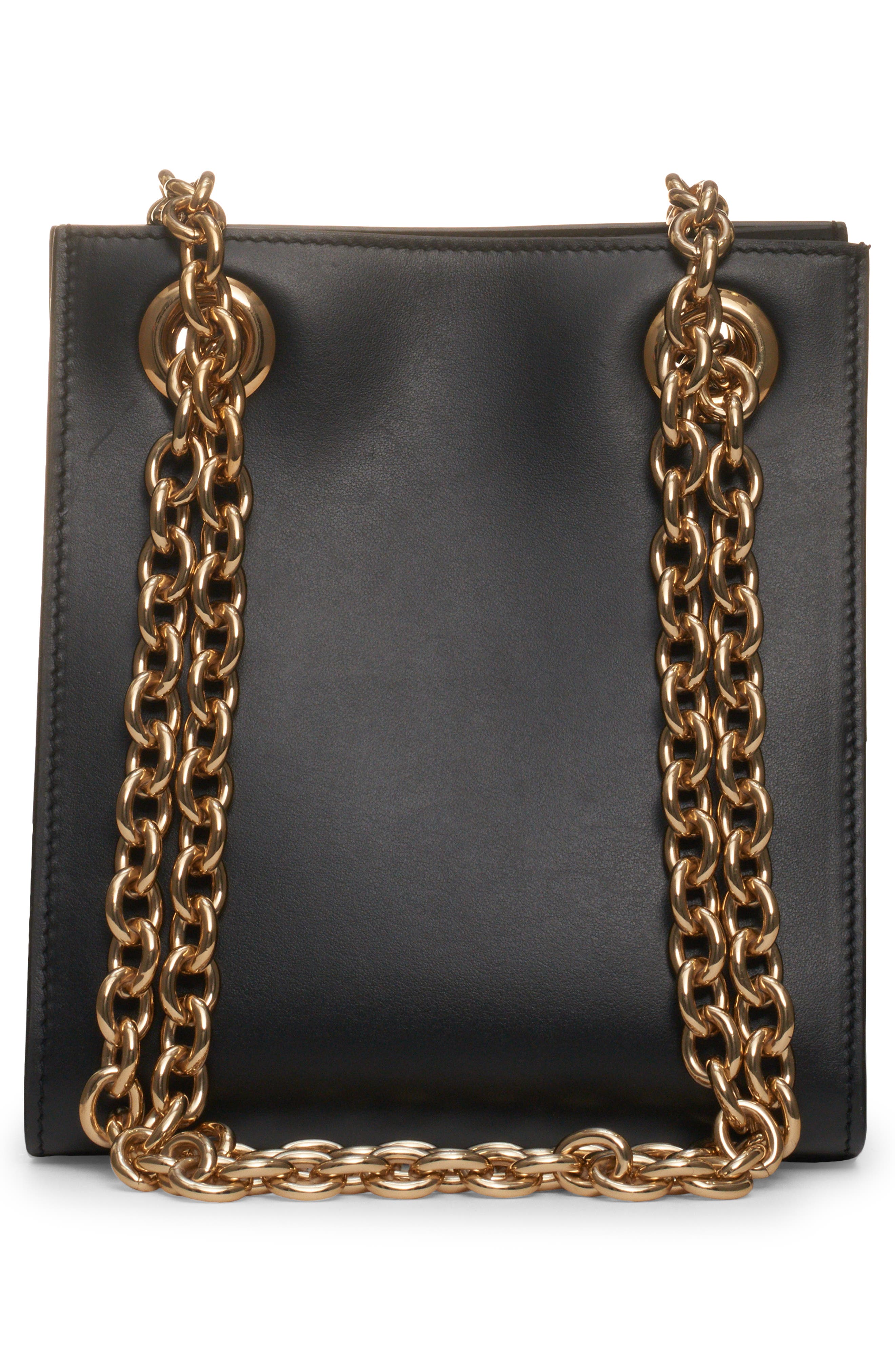 Dolce&Gabbana 3.5 Leather Bucket Bag, Alternate, color, 