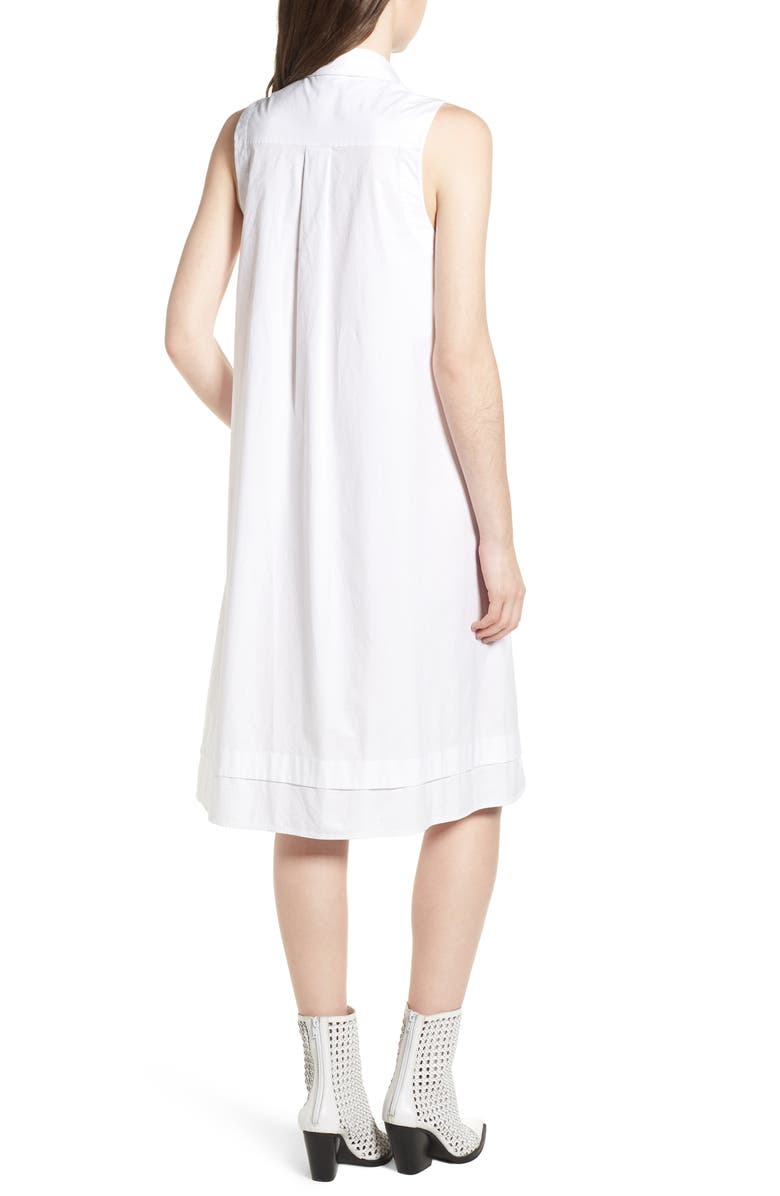 AG Clover Shirtdress, Alternate, color, True White