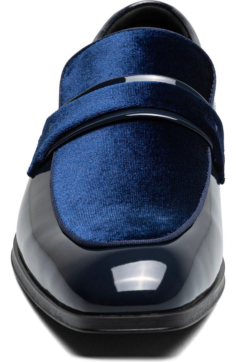 Stacy Adams Spratley Saddle Loafer, Alternate, color, Navy