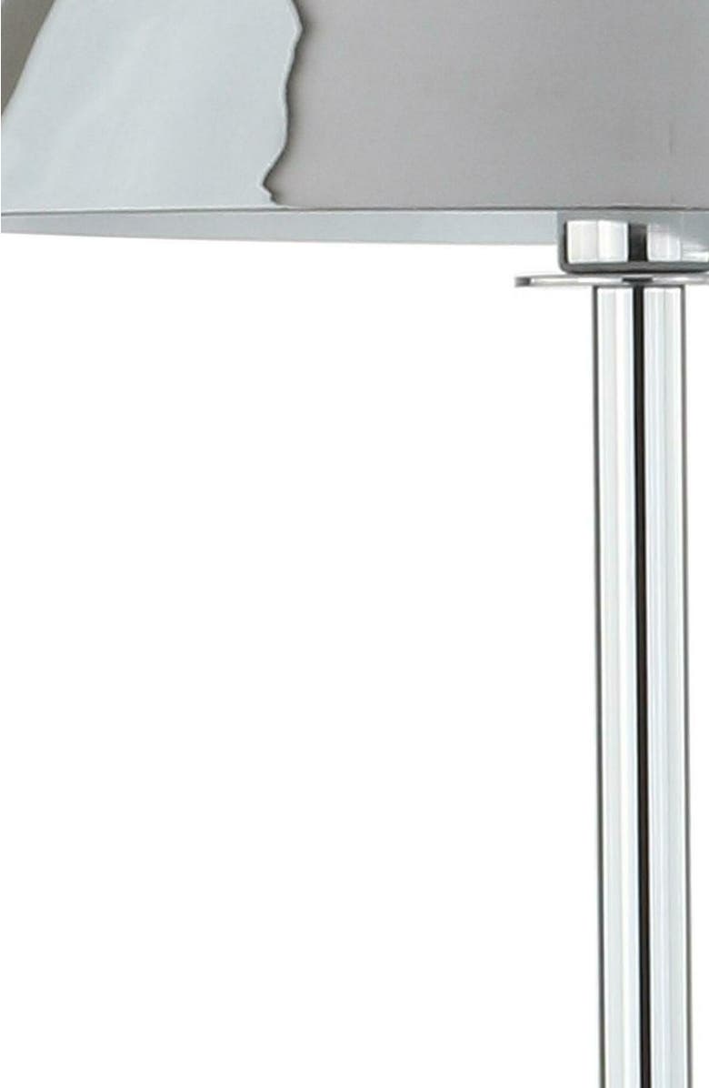 JONATHAN Y Roxy 60" Metal LED Floor Lamp, Alternate, color, Chrome