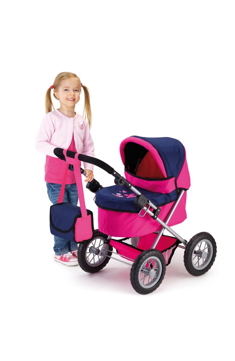 Bayer Design Trendy Pram Blue, Hot Pink, Butterfly, Alternate, color, Multicolored