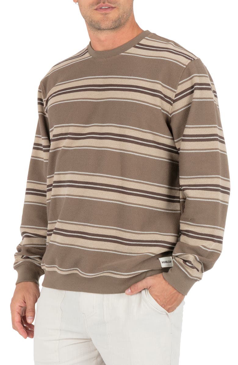 Hurley Hacienda Stripe Sweatshirt, Alternate, color,