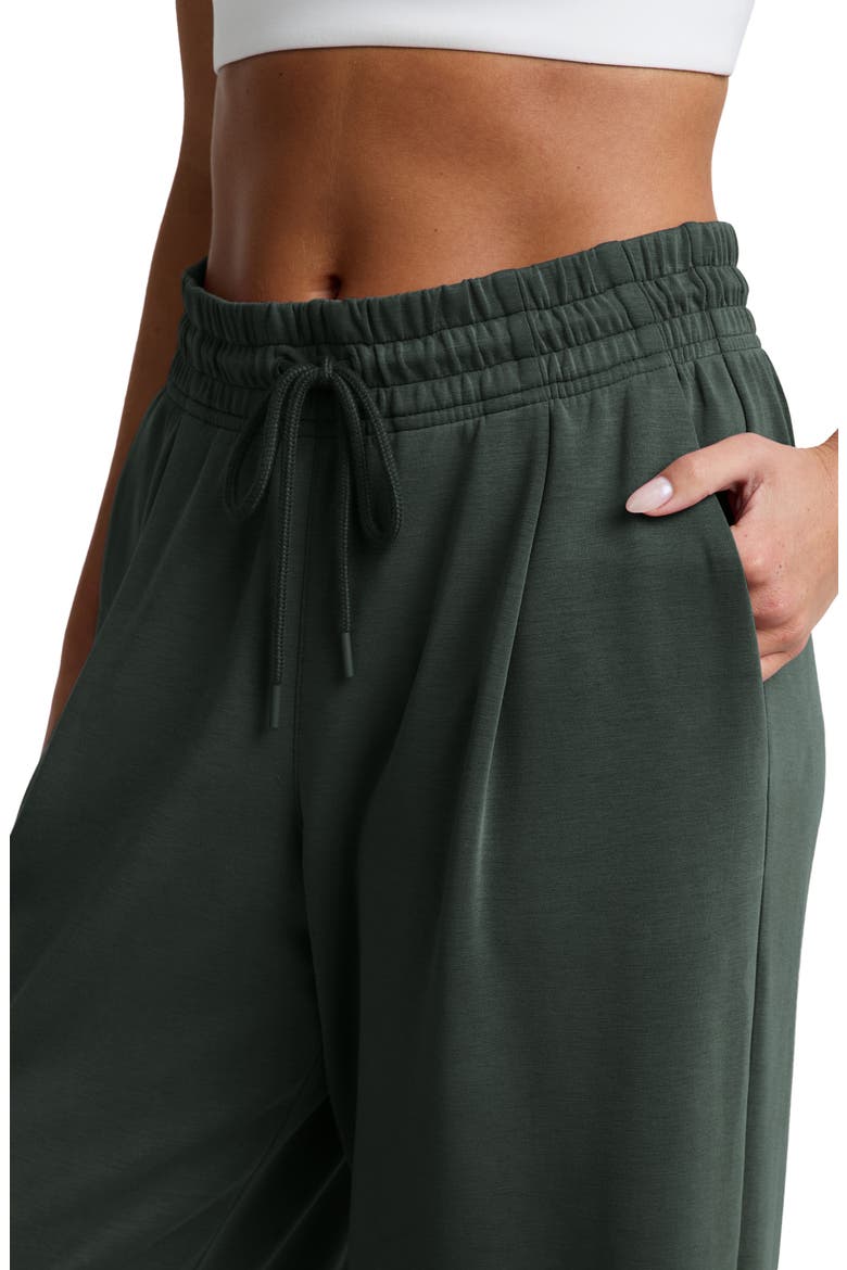 Sandwash Wide Leg Pants, Alternate, color, SLATE GREEN