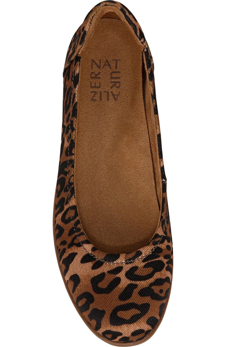 Naturalizer Flexy Flat, Alternate, color, Leopard Print Fabric