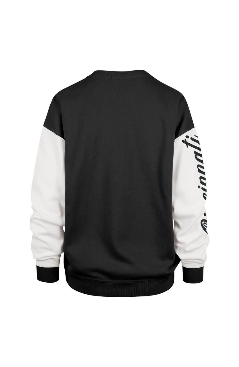 '47 Women's '47  Black Cincinnati Bengals Double Header Rise Andie Pullover Sweatshirt, Alternate, color, Black