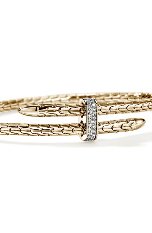 John Hardy Spear Bangle In Gold