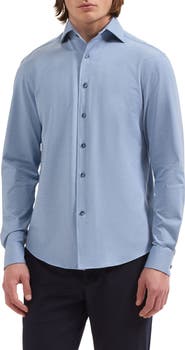 Bugatchi OoohCotton Devon Performance Shirt