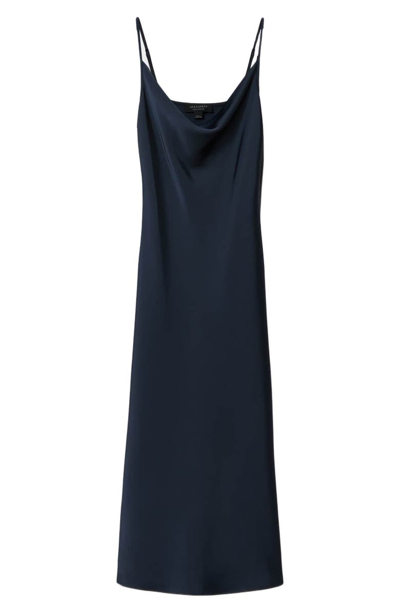 AllSaints Hadley Satin Slipdress, Alternate, color, 