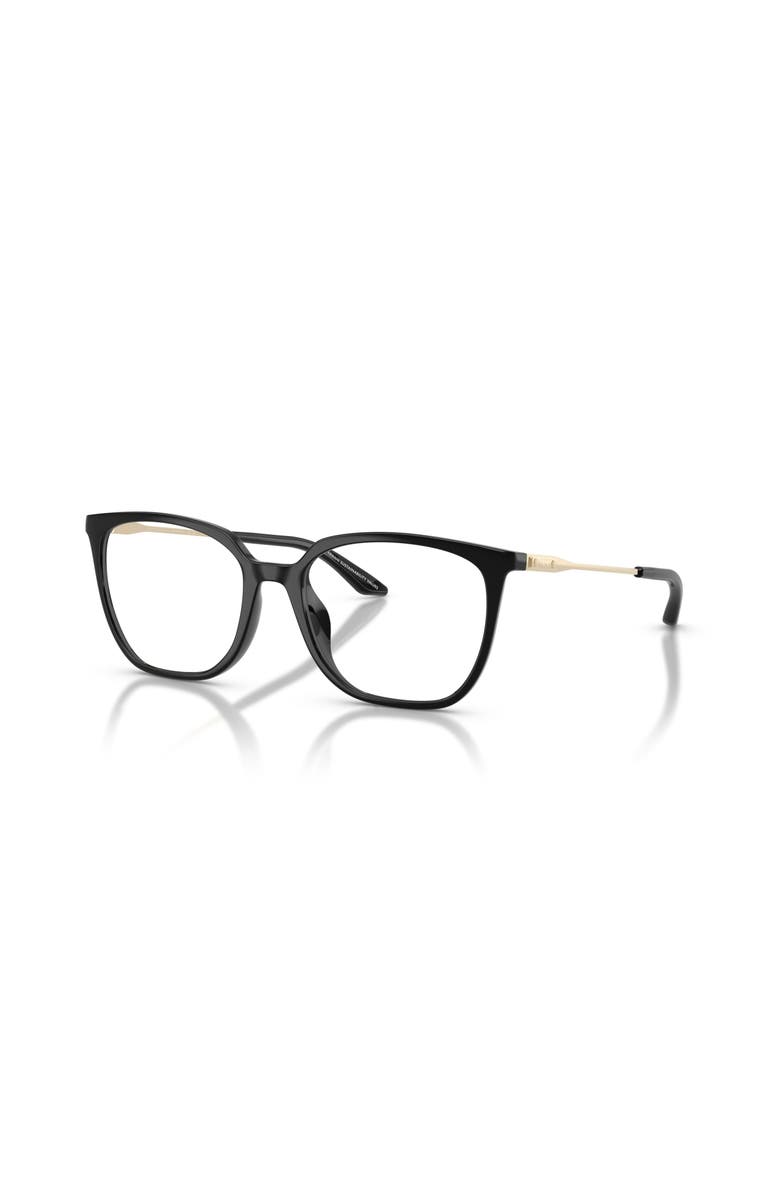Armani Exchange 52mm Irregular optical glasses, Main, color, Black