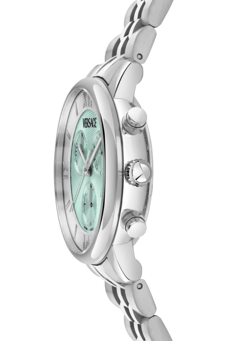 Classic Round Chrono Bracelet Watch, 38mm, Alternate, color, STSTL