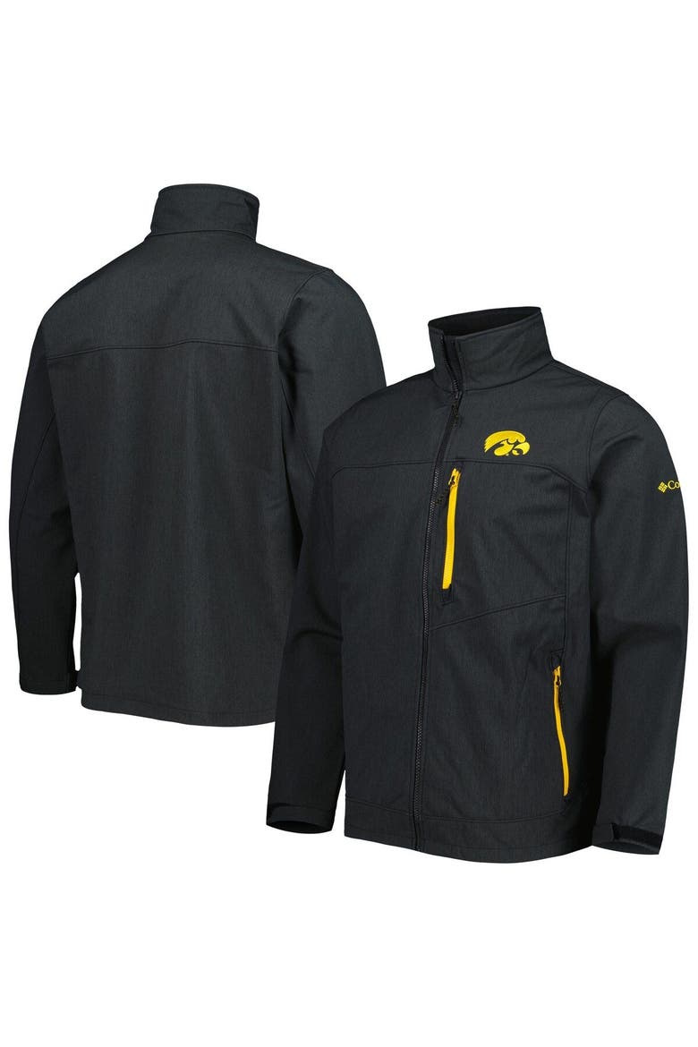 Men's Columbia Black Iowa Hawkeyes Ascender II Full-Zip Jacket, Main, color, Black