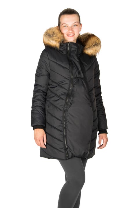 Lexi - 3in1 Maternity Coat With Removable Hood
