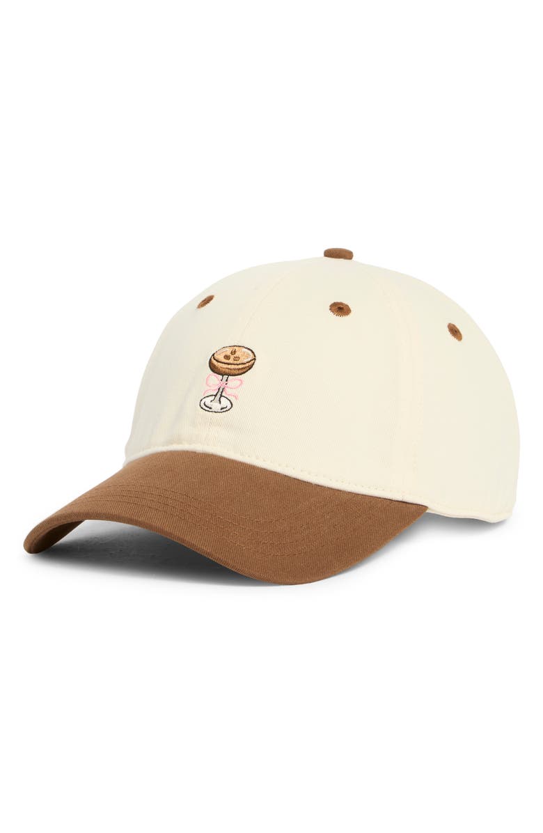 FRASIER STERLING Espresso Martini Embroidered Baseball Cap, Main, color,