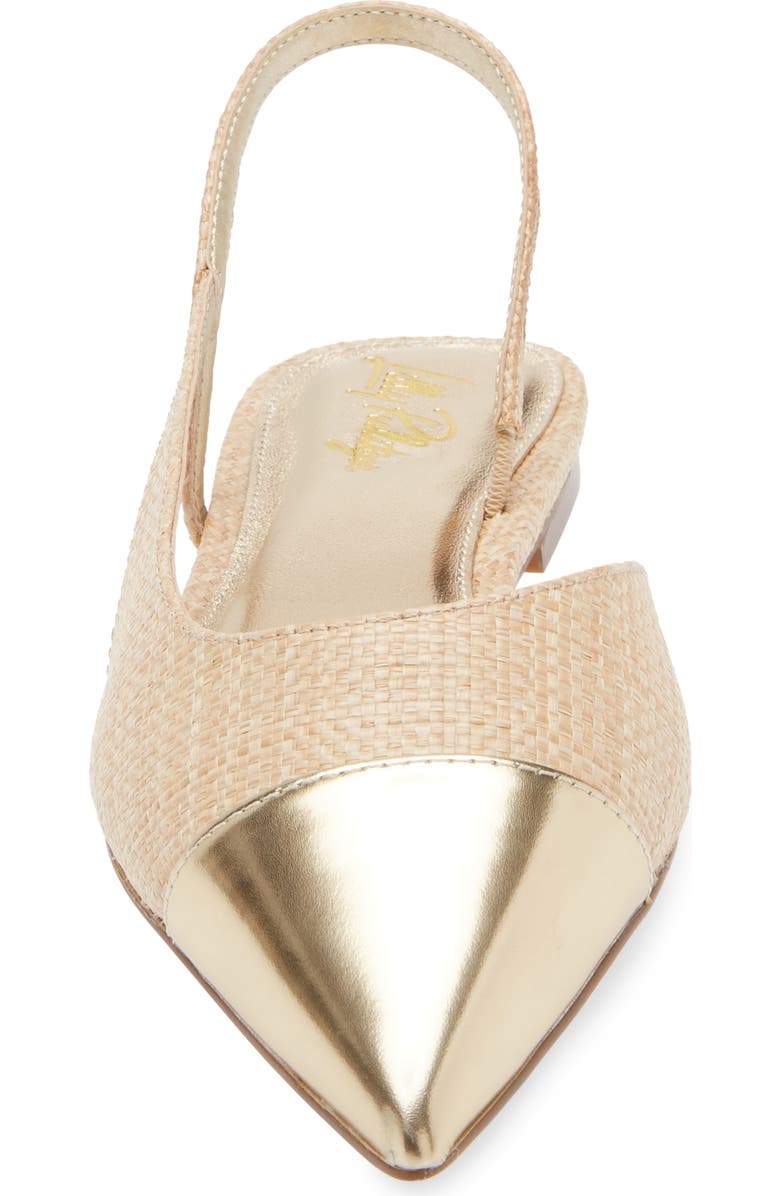 Lilly Pulitzer<sup>®</sup> Dorsee Half d'Orsay Pointed Toe Slingback Flat, Alternate, color,