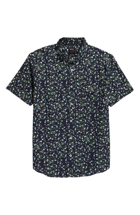 That'll Do Classic Fit Floral Print Short Sleeve Button-Down Shirt