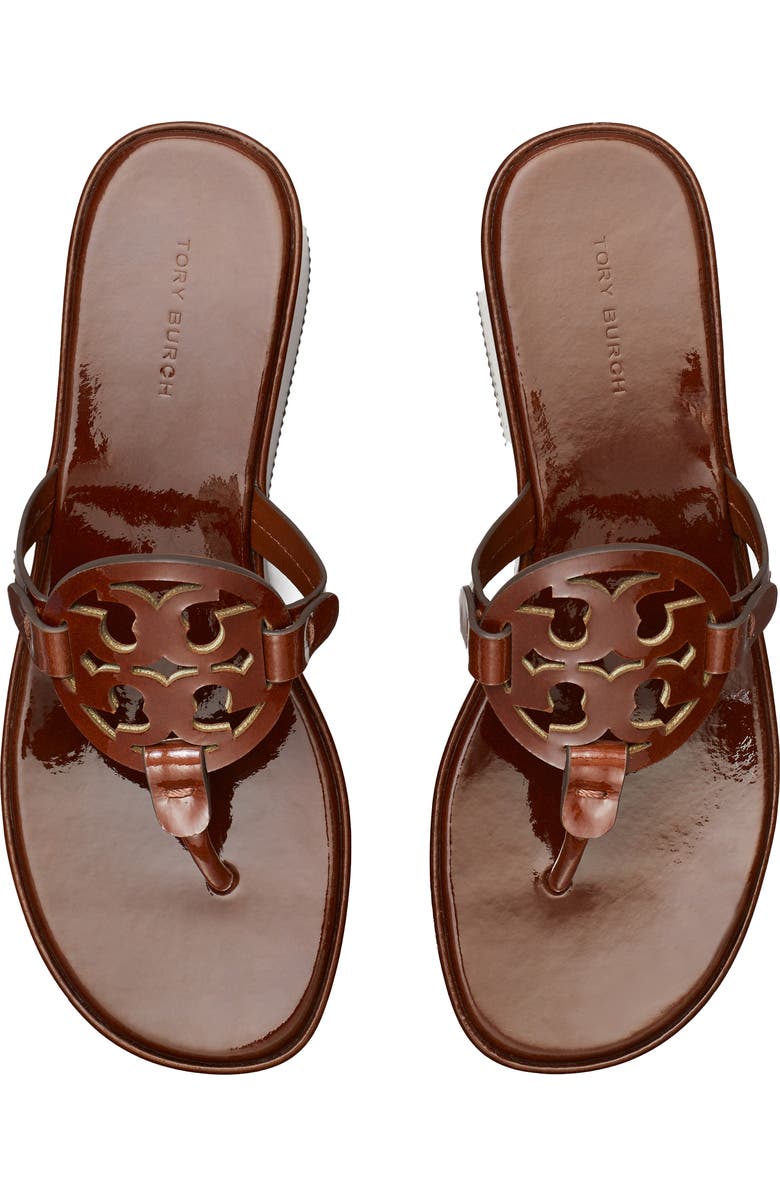 Tory Burch Miller Platform Sandal, Alternate, color, Russet Brown
