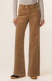 KUT from the Kloth Jodi High Waist Straight Leg Corduroy Utility Pants