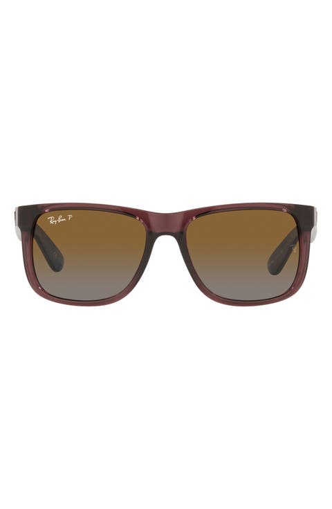 Justin 51mm Polarized Square Sunglasses
