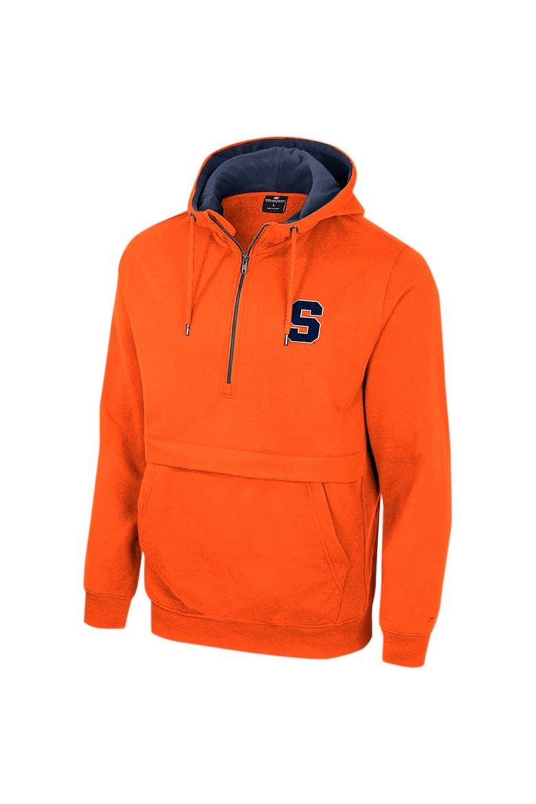 Men's Colosseum Orange Syracuse Orange Half-Zip Hoodie, Alternate, color, Orange