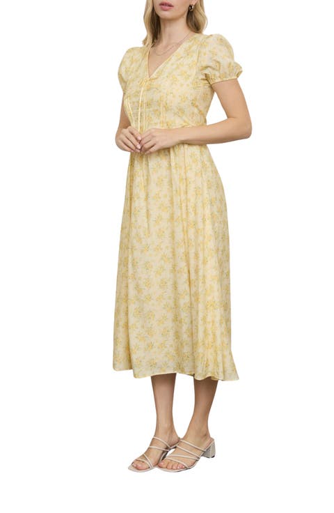 Floral Print Midi Dress