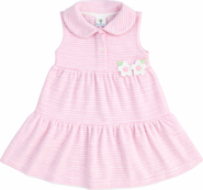 Florence Eiseman Stripe Terry Dress with Flowers