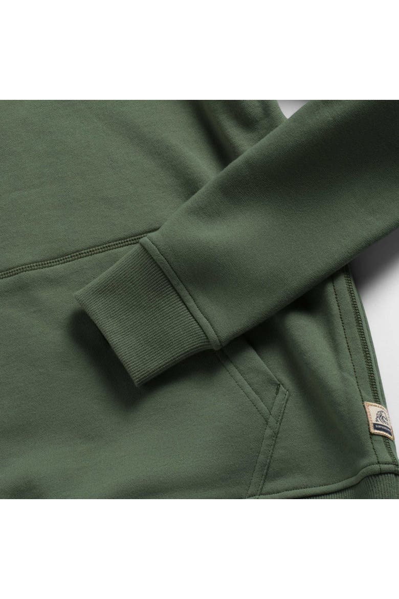 Marine French Terry Hoodie, Alternate, color, agave green