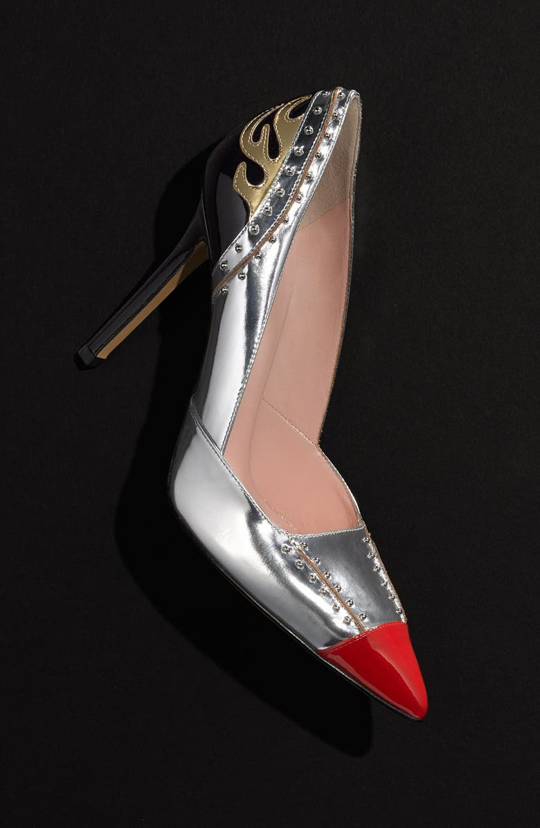 Kate Spade New York 'lunar' pointy toe pump, Alternate, color,
