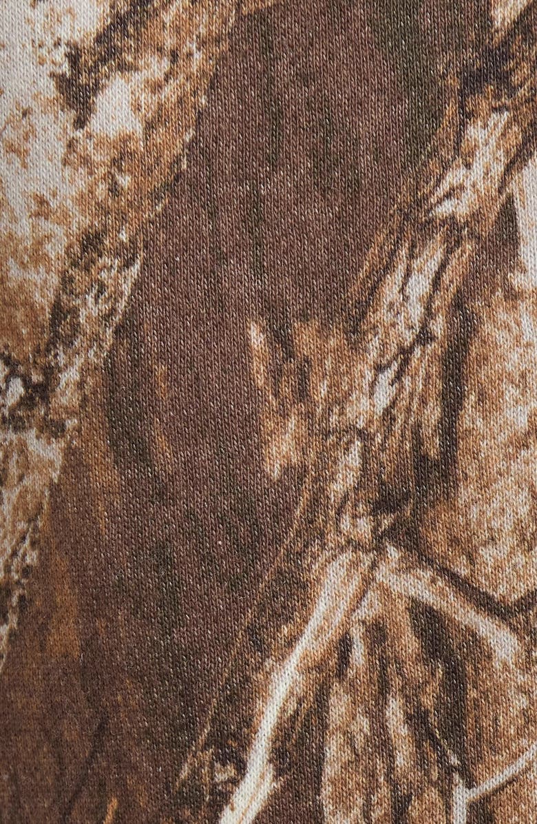 PacSun Washed Camo Extreme Baggy Fit Fleece Sweatpants, Alternate, color, Camouflage