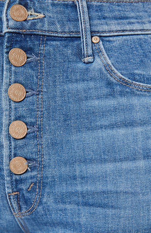 Mother The Pixie Dazzler Fray Hem Ankle Jeans