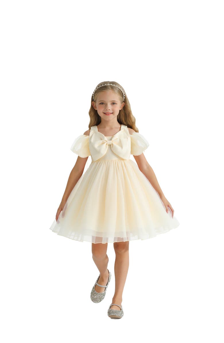 Tulleen Modenna Dress, Alternate, color, Ivory